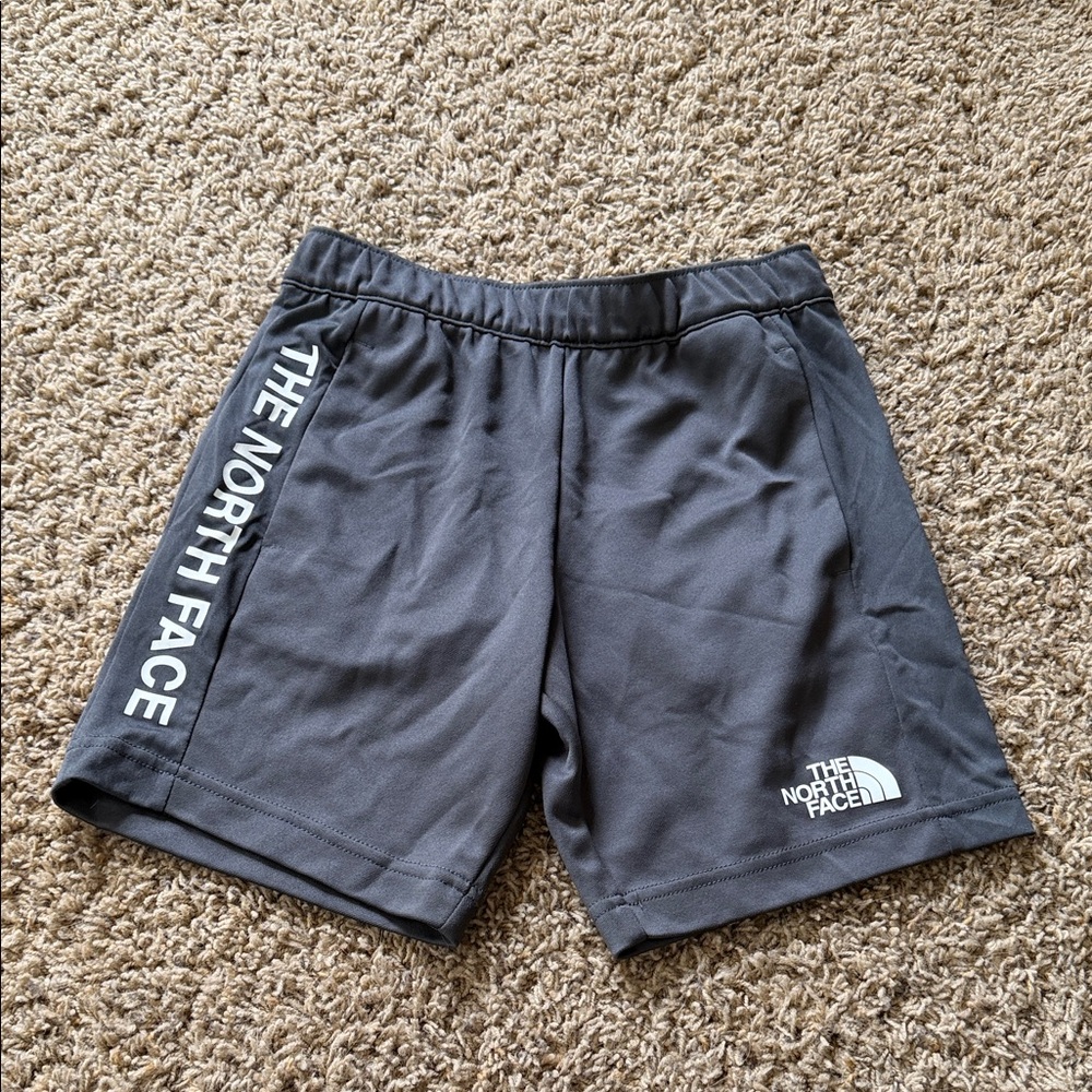 The North Face Boys Charcoal Grey Athletic Shorts